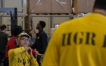 USS Abraham Lincoln conducts routine operations.