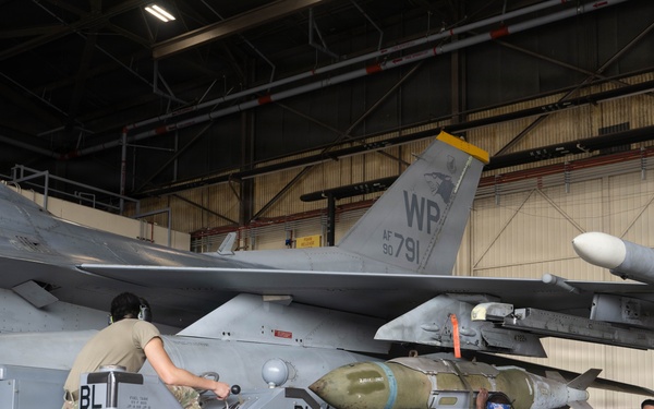 35th Fighter Generation Squadron competes in weapons load competition