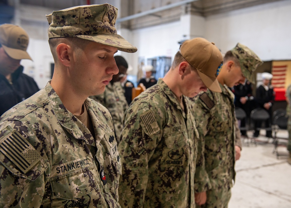 CNE DET MAST Pearl Harbor Remembrance