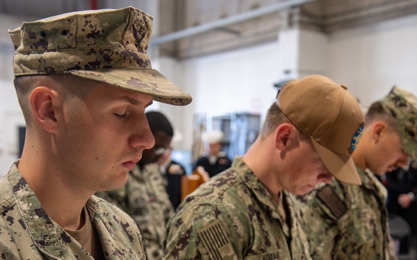 CNE DET MAST Pearl Harbor Remembrance