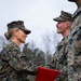Two U.S. Navy Sailors awarded Fleet Marine Force pin and two Marines promote to Corporal while deployed