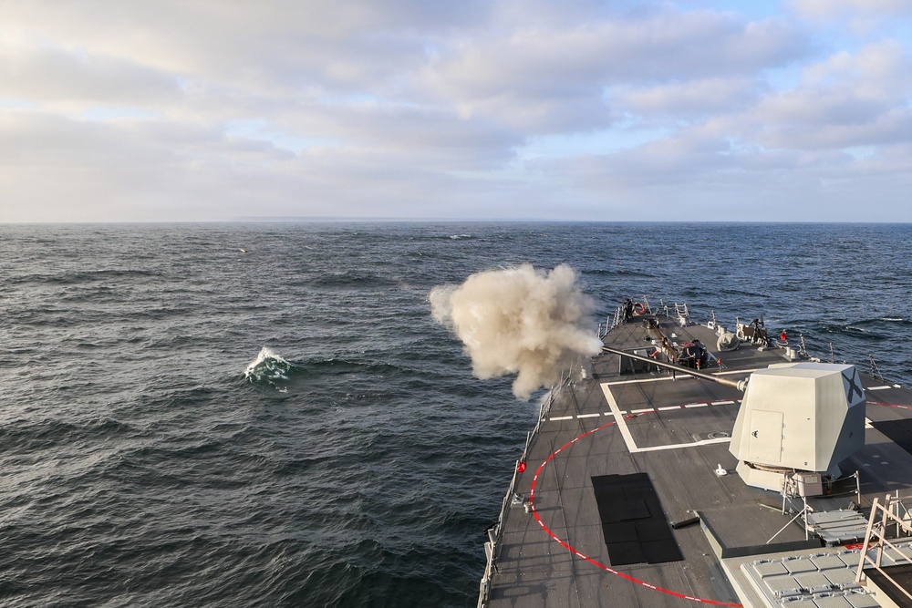 USS Paul Ignatius (DDG 117) Conducts a Passing Exercise