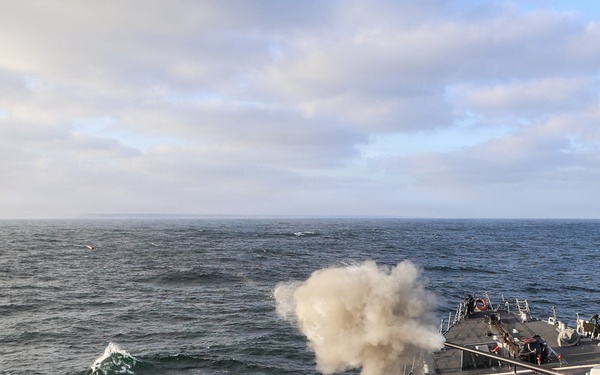 USS Paul Ignatius (DDG 117) Conducts a Passing Exercise