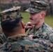 Two U.S. Navy Sailors awarded Fleet Marine Force pin and two Marines promote to Corporal while deployed