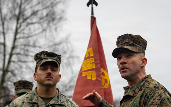 2nd MLG Commanding General visits Marines deployed in the Baltic Sea Region