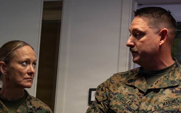 2nd MLG Commanding General visits Marines deployed in the Baltic Sea Region