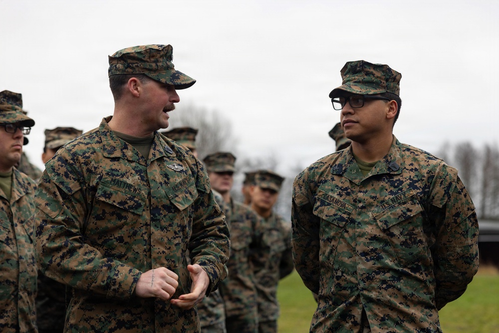 2nd MLG Commanding General visits Marines deployed in the Baltic Sea Region