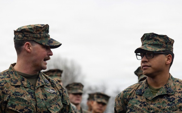 2nd MLG Commanding General visits Marines deployed in the Baltic Sea Region