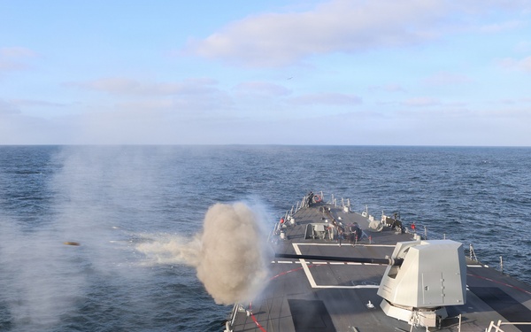 USS Paul Ignatius (DDG 117) Conducts a Naval Surface Firing Support Exercise