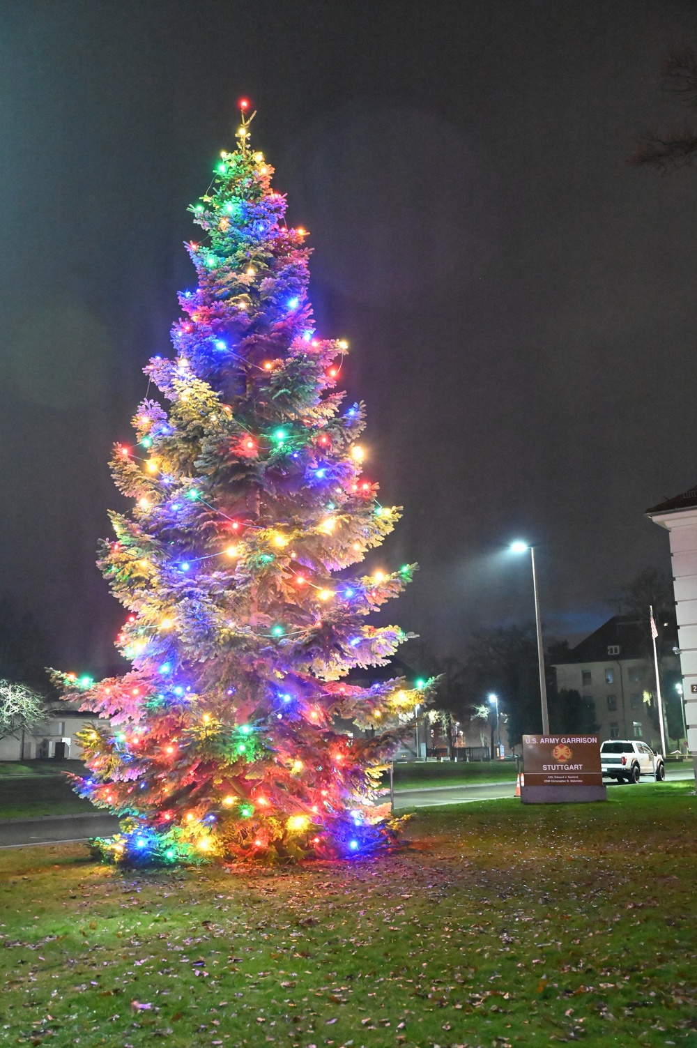 USAG Stuttgart hosts annual Christmas tree lighting