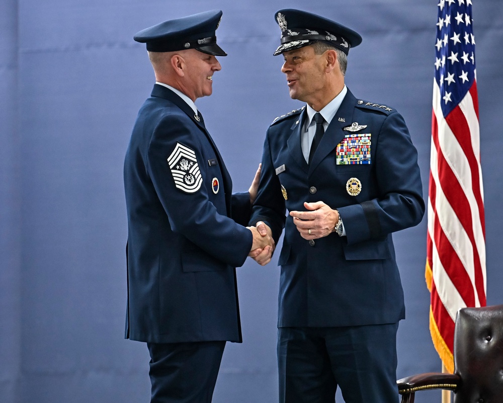 CMSAF Wolfe assumption of responsibility