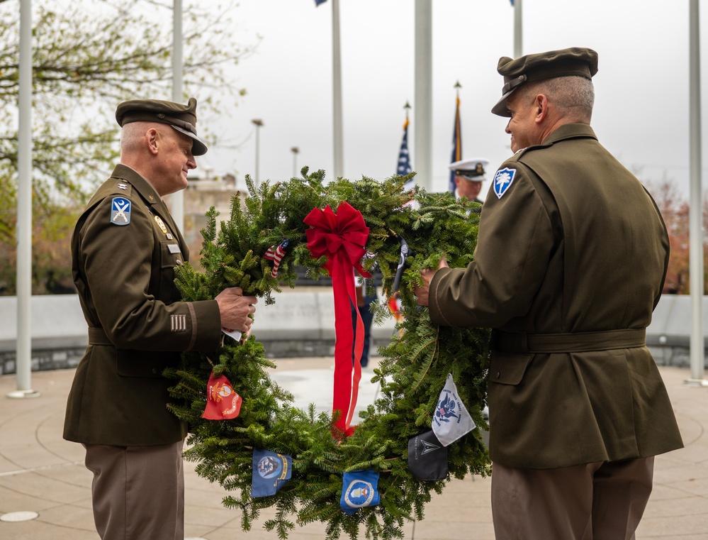 South Carolina National Guard participates in wreath laying ceremony in honor of fallen service members
