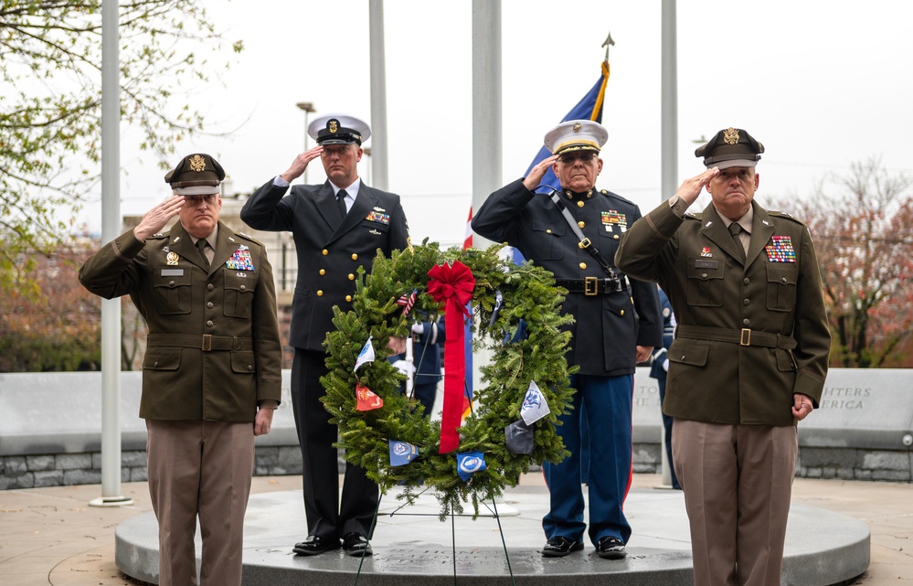 South Carolina National Guard participates in wreath laying ceremony in honor of fallen service members