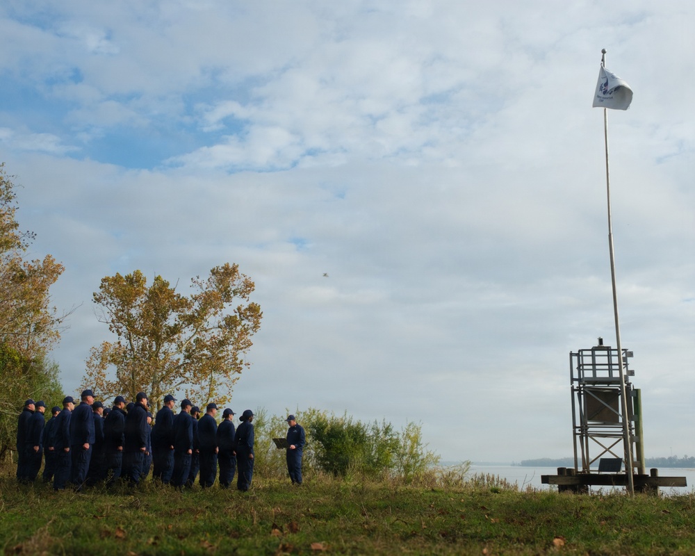 57th Crew of the USCGC White Alder Memorial Ceremony