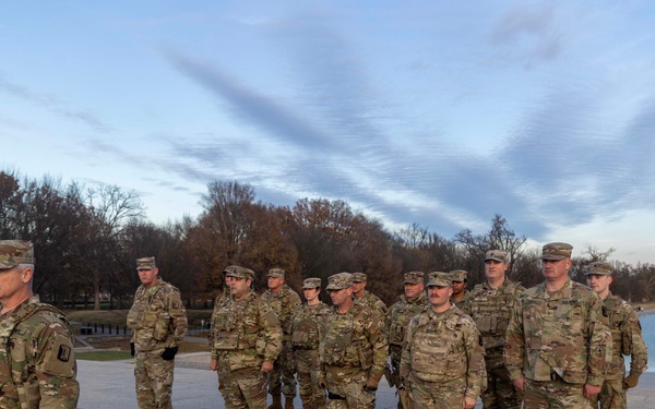 Mississippi National Guard Soldiers Supporting Joint Task Force - DC Honored During Promotion Ceremony