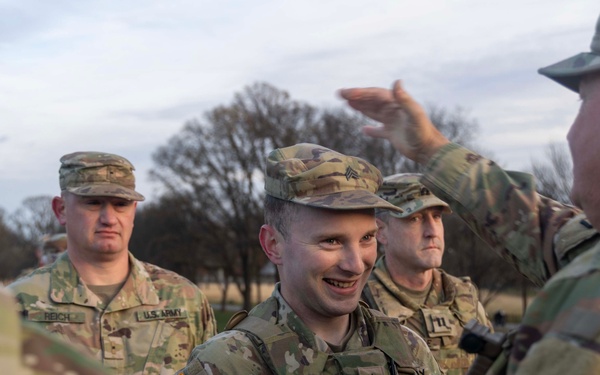 Mississippi National Guard Soldiers Supporting Joint Task Force - DC Honored During Promotion Ceremony