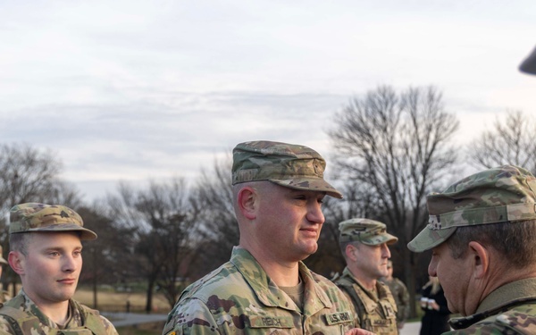 Mississippi National Guard Soldiers Supporting Joint Task Force - DC Honored During Promotion Ceremony
