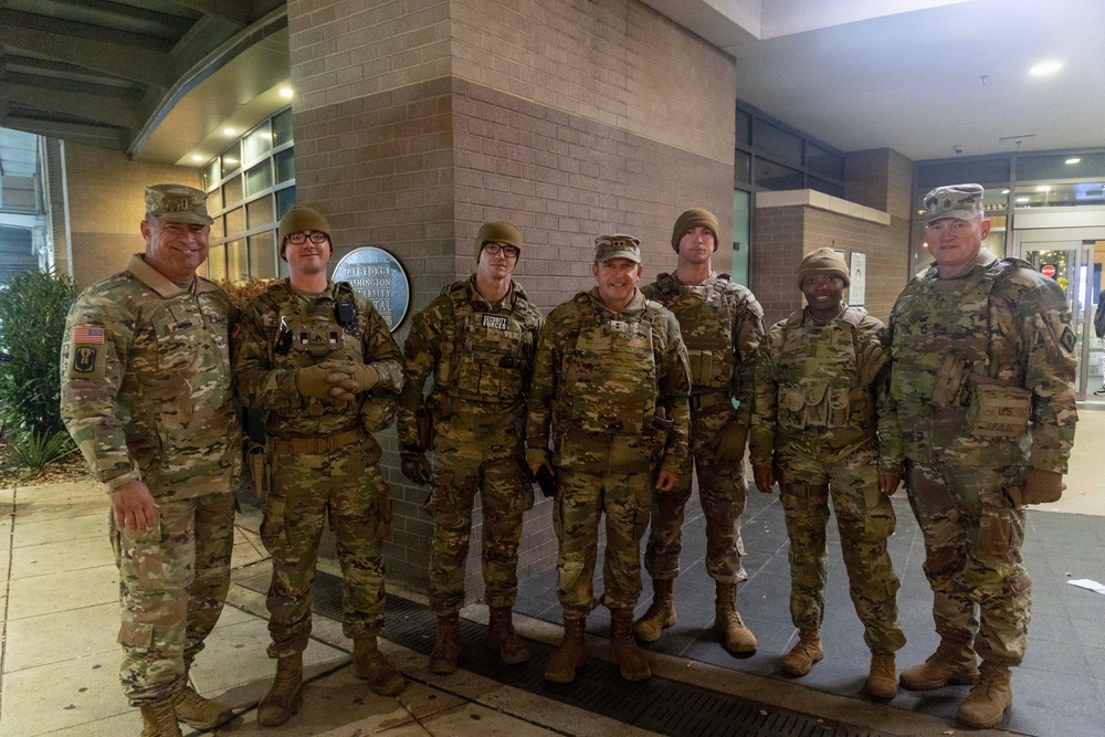 Mississippi Senior Leadership visits Miss. National Guardsmen Supporting Joint Task Force - DC