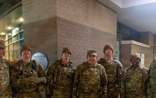 Mississippi Senior Leadership visits Miss. National Guardsmen Supporting Joint Task Force - DC