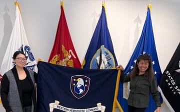 Two embroiders, two weeks, a history-making flag for the Army’s new Western Hemisphere Command