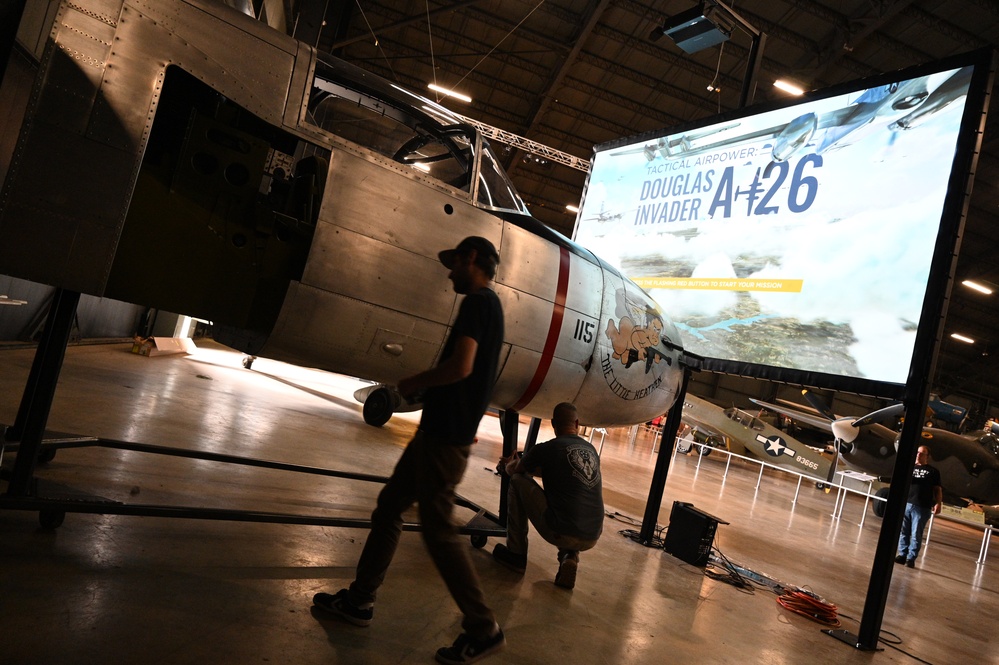 A-26 Installation at National Museum USAF