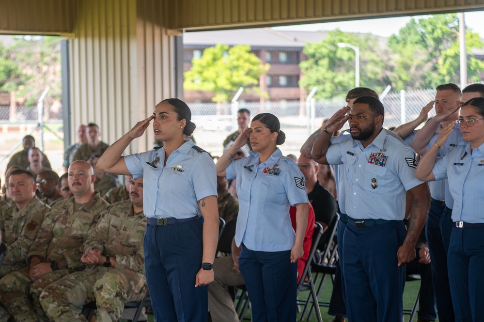 17th SFS Change of Command