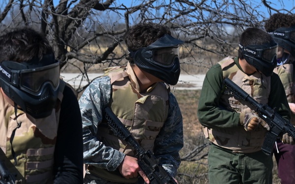 San Angelo Central High School AFJROTC visits Goodfellow