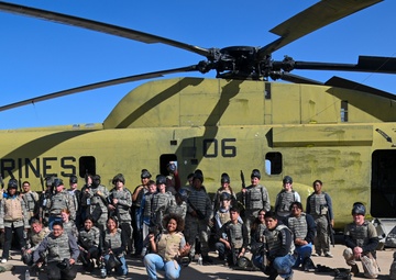 San Angelo Central High School AFJROTC visits Goodfellow