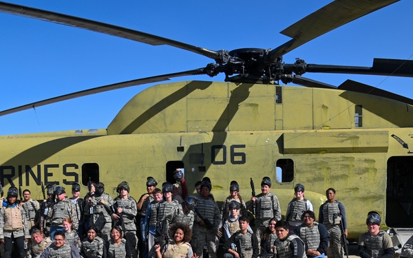 San Angelo Central High School AFJROTC visits Goodfellow