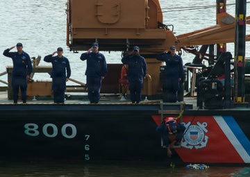 57th Crew of the USCGC White Alder Memorial Ceremony