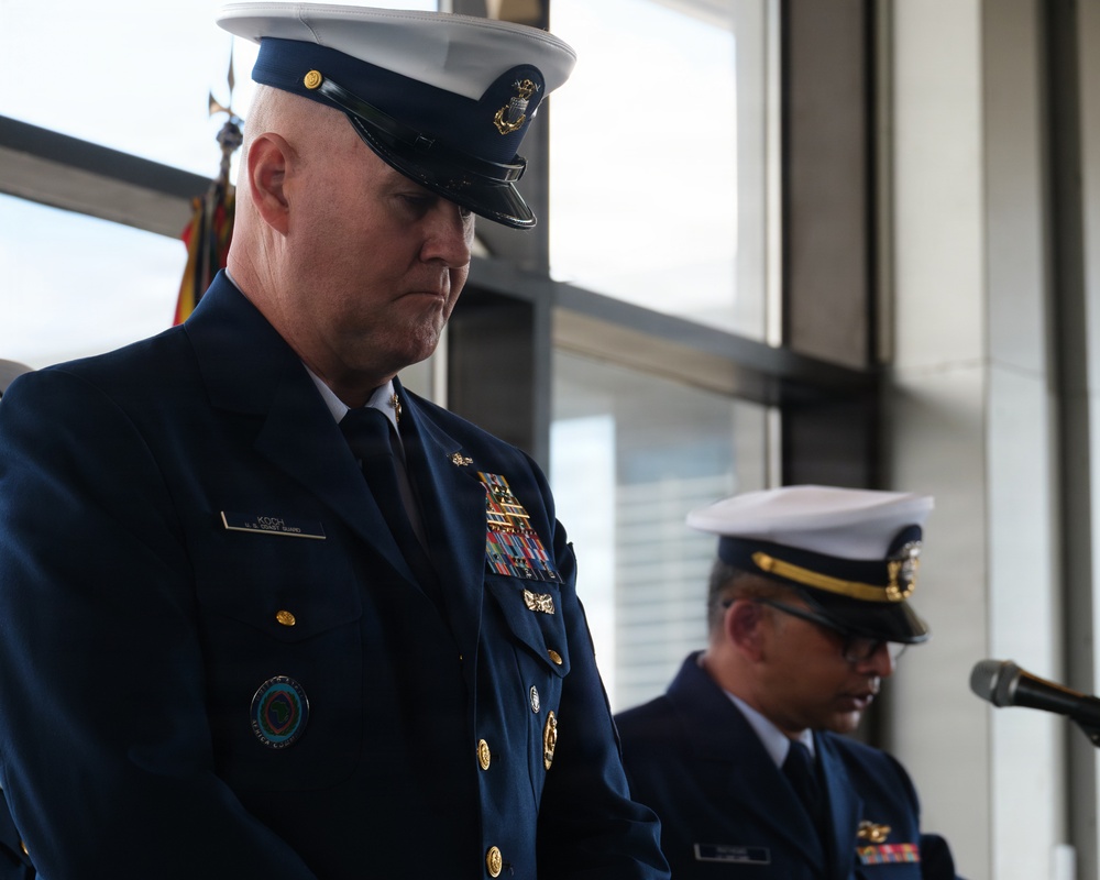 57th Crew of the USCGC White Alder Memorial Ceremony