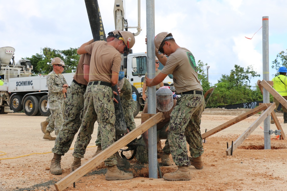NMCB 133 Construct Security Fence