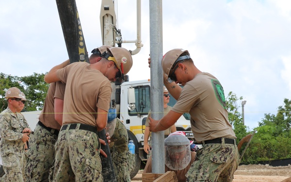NMCB 133 Construct Security Fence