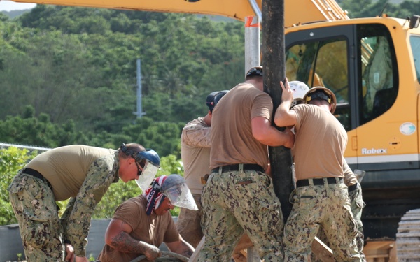 NMCB 133 Construct Security Fence