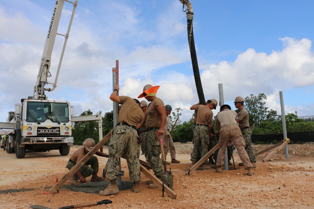NMCB 133 Construct Security Fence