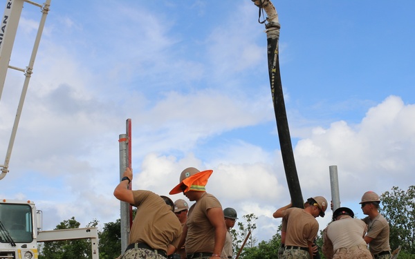 NMCB 133 Construct Security Fence