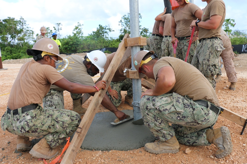 NMCB 133 Construct Security Fence