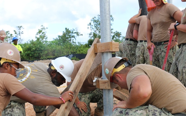 NMCB 133 Construct Security Fence