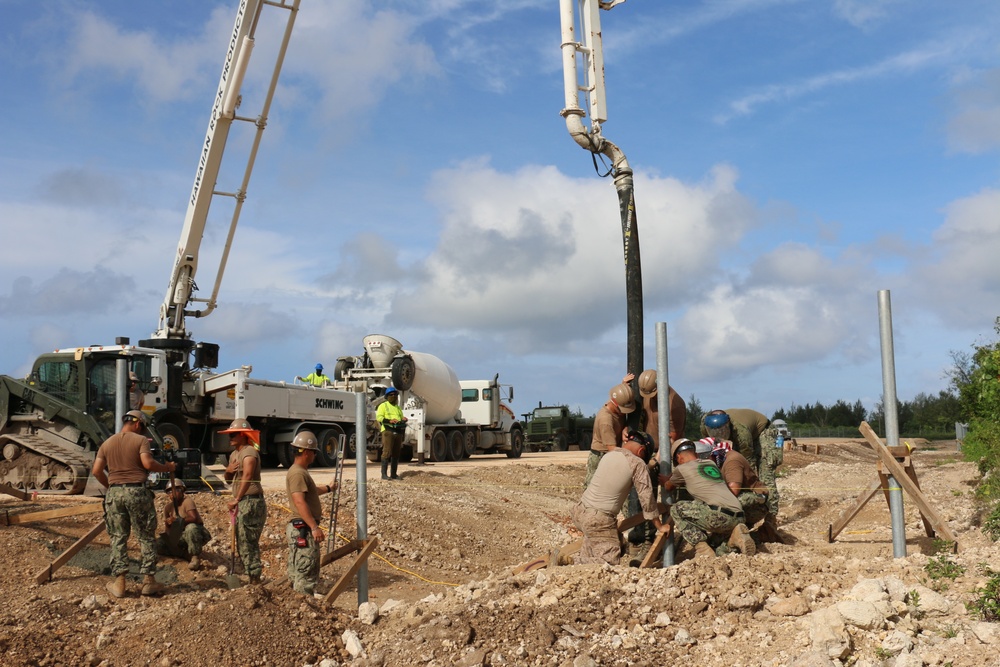 NMCB 133 Construct Security Fence