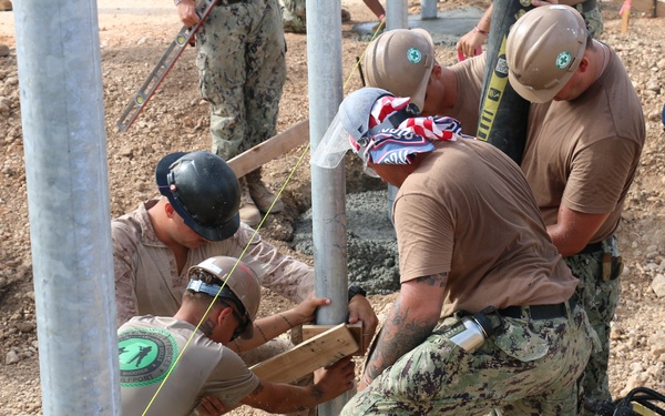NMCB 133 Construct Security Fence