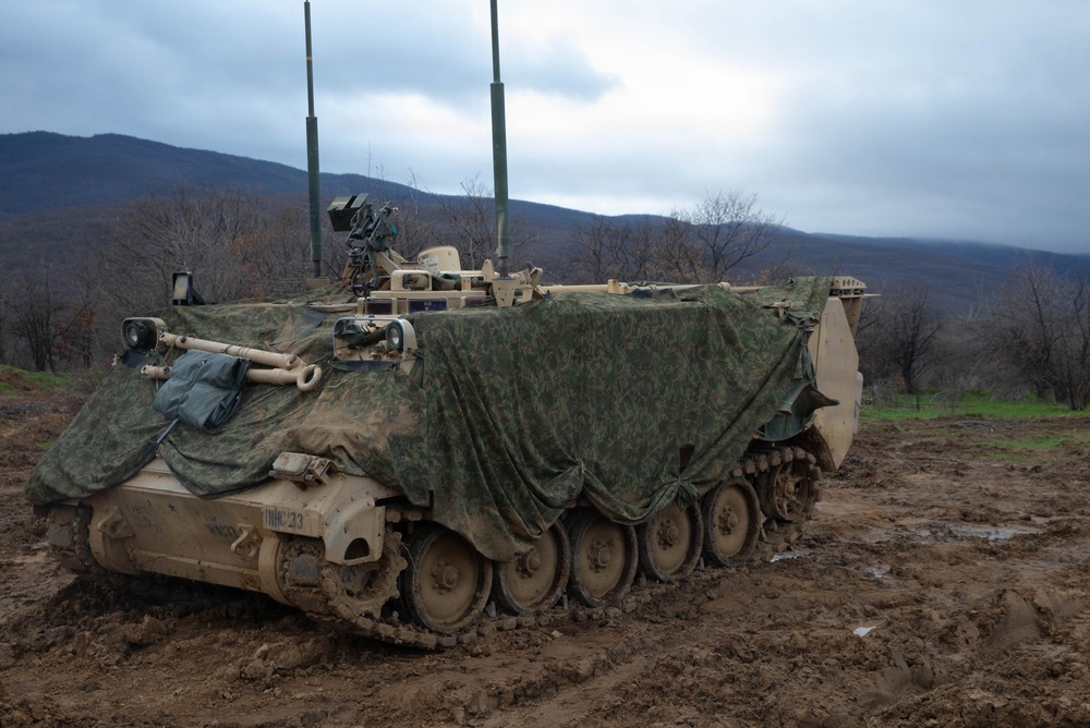 1st Battalion 16th Infantry Regiment Mortar Platoon Live Fire
