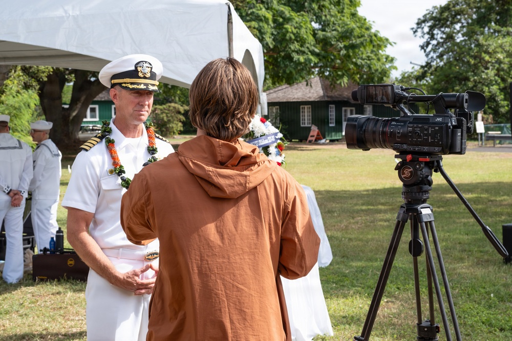 USS Oklahoma Sailors and Marines Honored on 84th Anniversary of Pearl Harbor