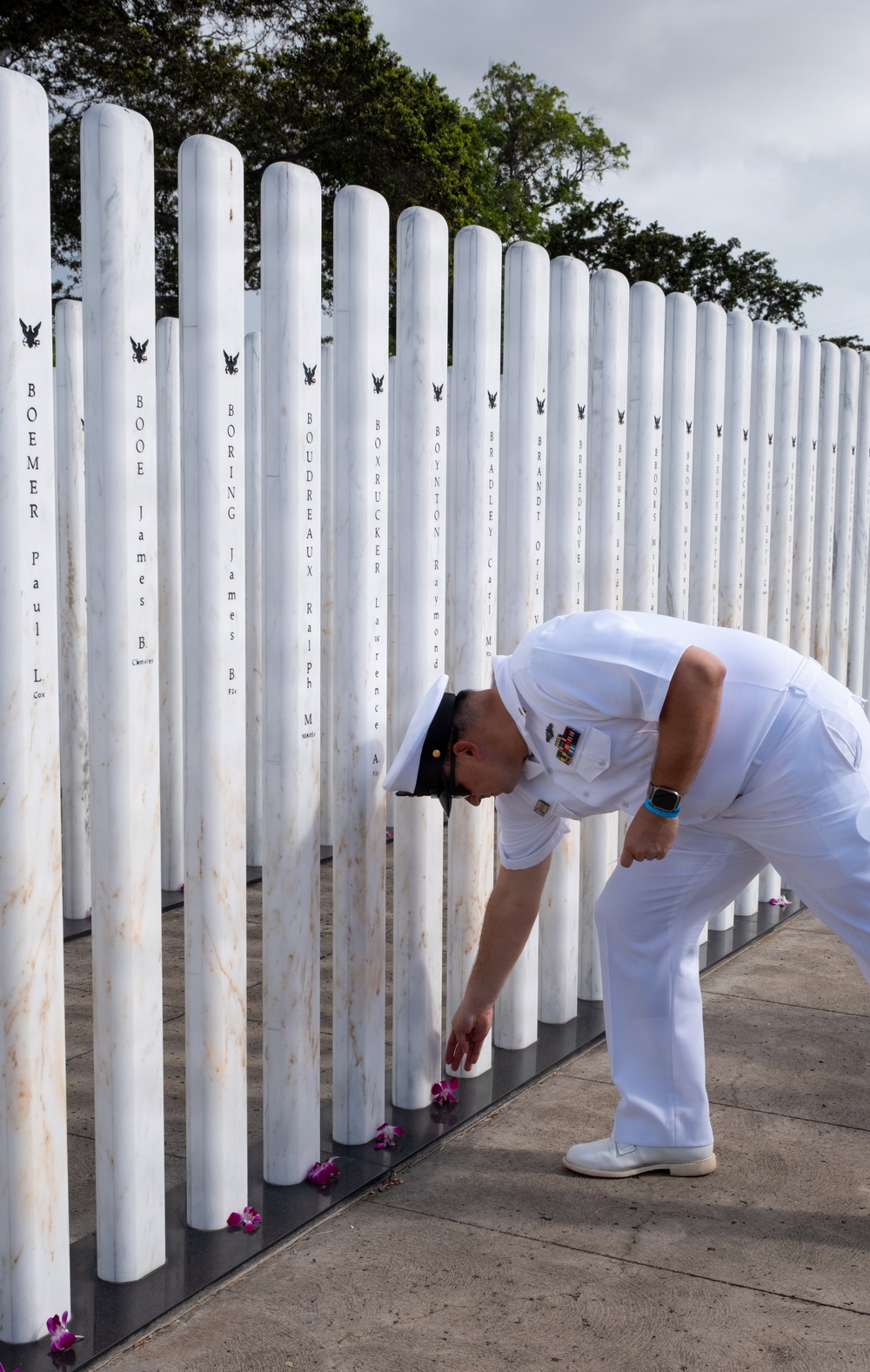 USS Oklahoma Sailors and Marines Honored on 84th Anniversary of Pearl Harbor