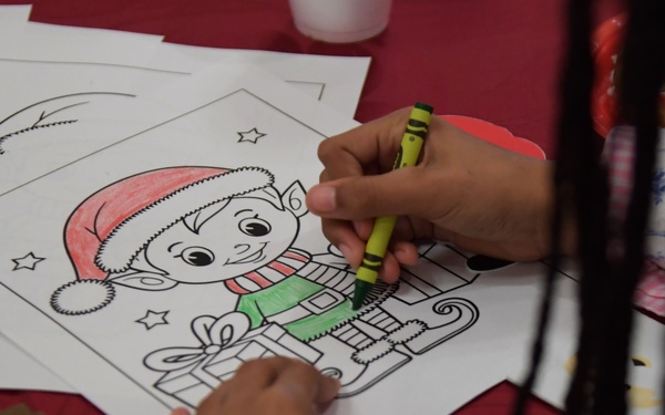 Military families receive holiday joy