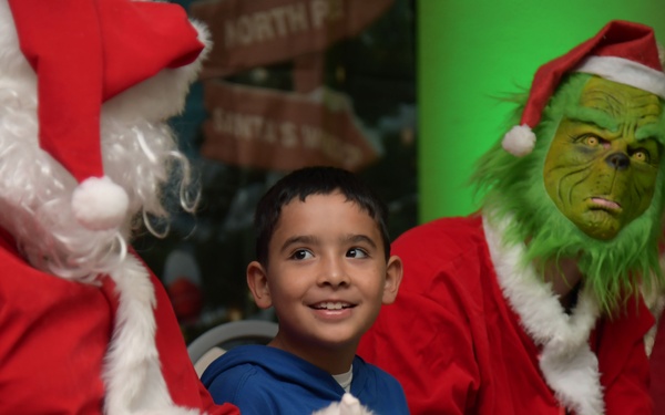 Military families receive holiday joy