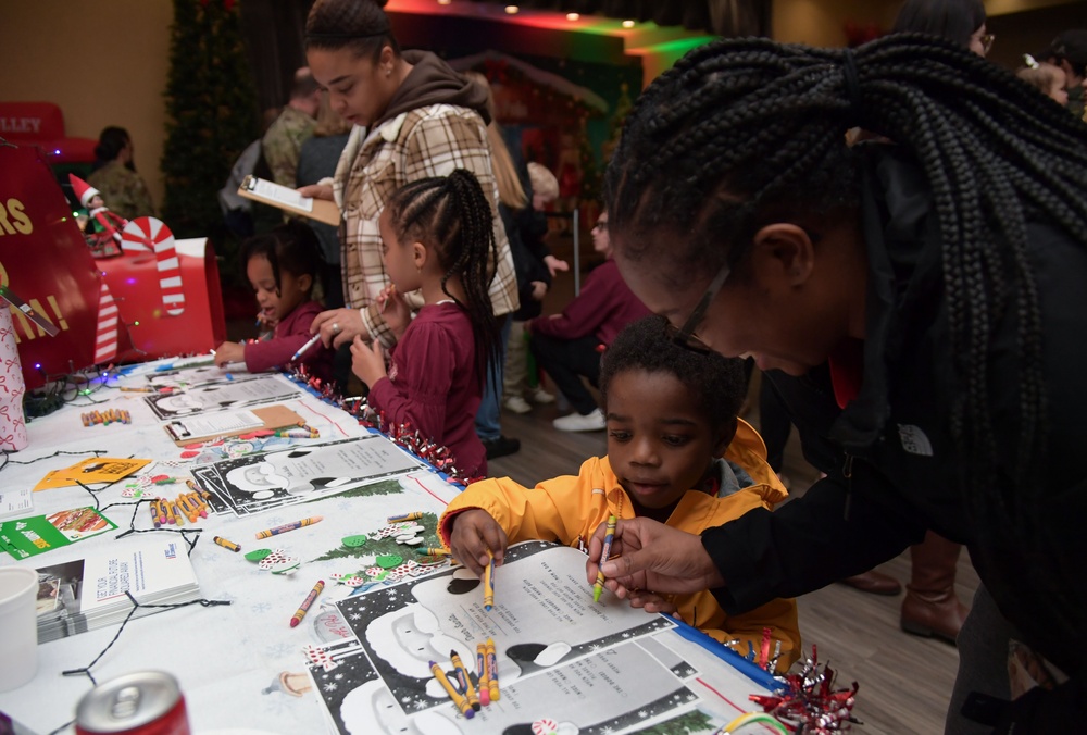 Military families receive holiday joy