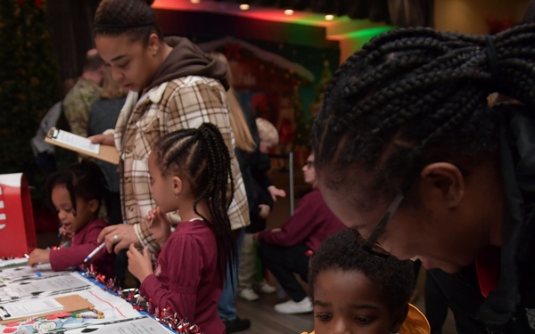 Military families receive holiday joy