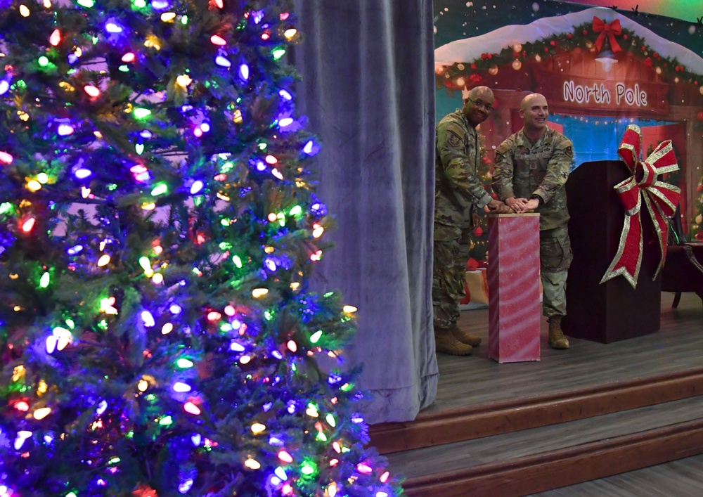 Military families receive holiday joy