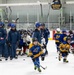 U.S. Coast Guard Academy cadets help train youth hockey team