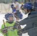 U.S. Coast Guard Academy cadets help train youth hockey team
